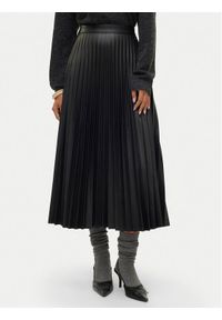Vero Moda Spódnica z imitacji skóry Bella Holly 10319036 Czarny Regular Fit. Kolor: czarny. Materiał: skóra #1