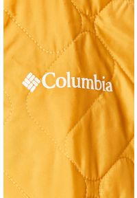 columbia - Columbia - Kurtka. Okazja: na co dzień. Typ kołnierza: kaptur. Kolor: żółty. Materiał: poliester, materiał. Wzór: gładki. Styl: casual #4