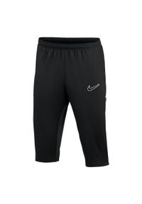 Nike - Męskie Spodenki 3/4 Z Dzianiny DriFIT Academy. Kolor: czarny. Materiał: dzianina