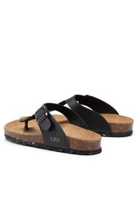 CMP Japonki Eco Mymosa Wmn Flip FLop 3Q91036 Czarny. Kolor: czarny. Materiał: skóra #4