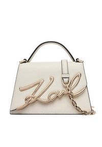 Karl Lagerfeld - KARL LAGERFELD Torebka A1W30038 Biały. Kolor: biały. Materiał: skórzane #6