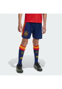 Adidas - Szorty Spain 26 Home Kids. Kolor: niebieski. Technologia: ClimaCool (Adidas). Sport: piłka nożna #1