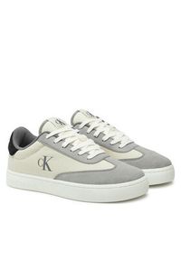 Calvin Klein Jeans Sneakersy Classic Cupsole Low Mix Mg YM0YM01169 Écru. Materiał: materiał #4