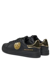 Versace Jeans Couture Sneakersy Court 88 77YA3SK1 Czarny. Kolor: czarny. Materiał: skóra