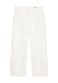 Vero Moda Kuloty Wild Kayla 10307837 Biały Wide Leg. Kolor: biały. Materiał: bawełna #4