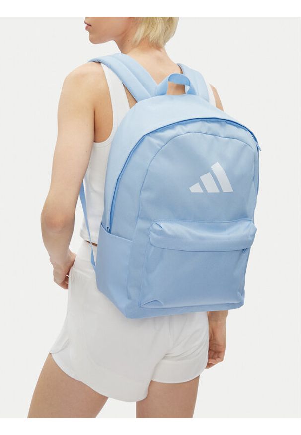 Adidas - adidas Plecak C-CLSC BARS BP IS7054 Niebieski. Kolor: niebieski. Materiał: poliester