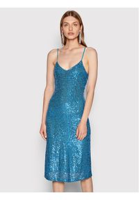 Imperial Sukienka koktajlowa ACCKDJV Niebieski Slim Fit. Kolor: niebieski. Materiał: syntetyk. Styl: wizytowy #1