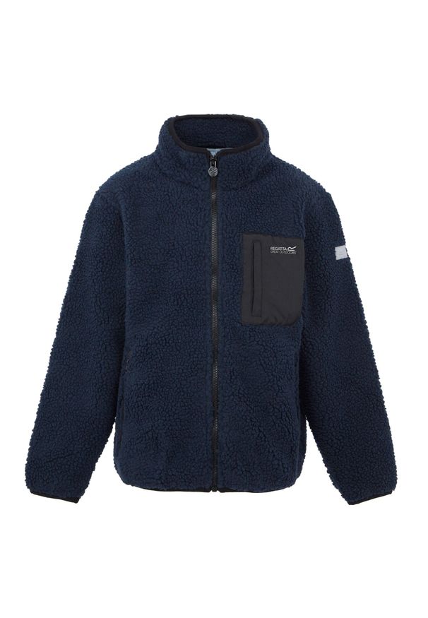 Regatta - Kurtka Dziecięca Frankie Full Zip Fleece Jacket. Kolor: niebieski. Sezon: zima. Sport: turystyka piesza