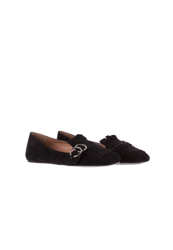 Lordsy Bayla-174 MI3702 Czarny, Skóra naturalna. Okazja: na co dzień. Zapięcie: bez zapięcia. Kolor: czarny. Materiał: zamsz. Styl: klasyczny, elegancki, casual
