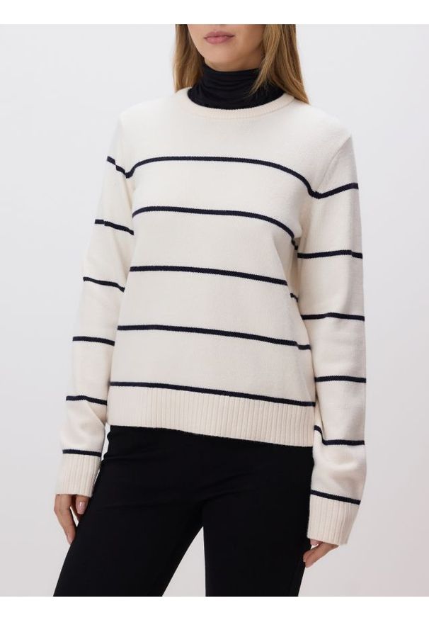 Reserved - Sweter z wiskozą - wielobarwny. Materiał: wiskoza