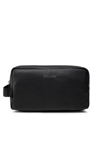 Calvin Klein Kosmetyczka Warmth Washbag K50K507347 Czarny. Kolor: czarny. Materiał: skóra