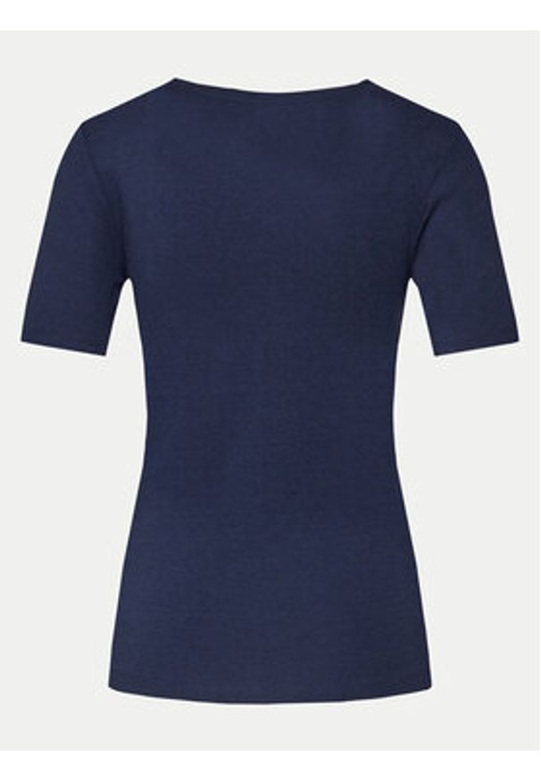 GAP - Gap T-Shirt 540635-02 Granatowy Slim Fit. Kolor: niebieski. Materiał: bawełna