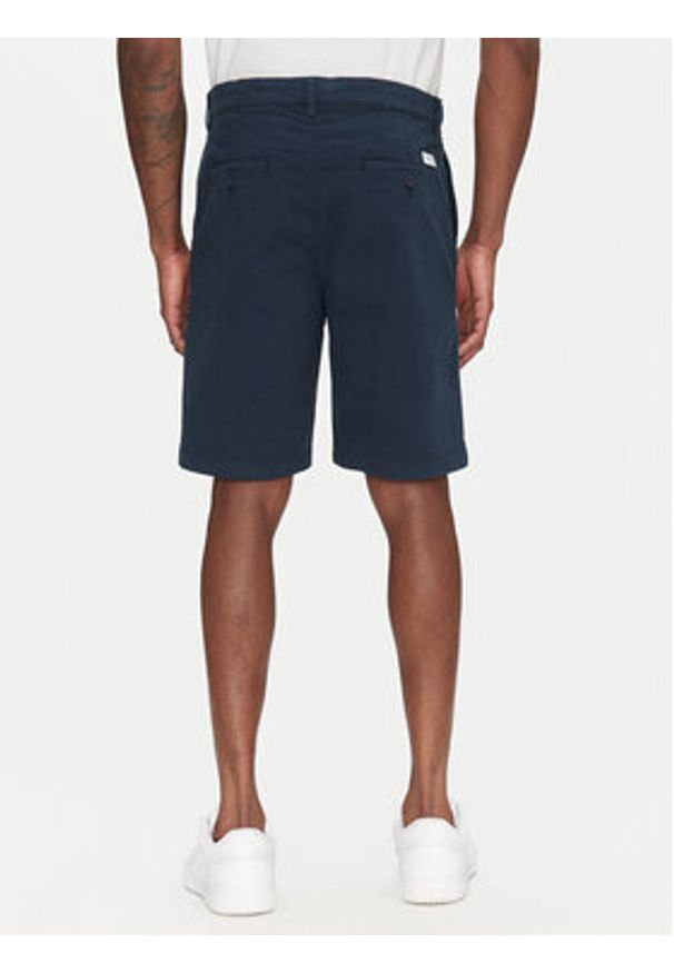 Pepe Jeans Szorty materiałowe PM801181 Granatowy Regular Fit. Kolor: niebieski. Materiał: bawełna