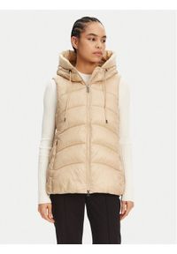 Geox Bezrękawnik Bleyze W5528C T3146 F5262 Beżowy Regular Fit. Kolor: beżowy. Materiał: syntetyk. Długość rękawa: bez rękawów #1