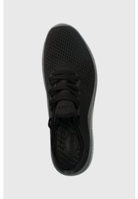 Crocs sneakersy kolor czarny. Nosek buta: okrągły. Zapięcie: sznurówki. Kolor: czarny