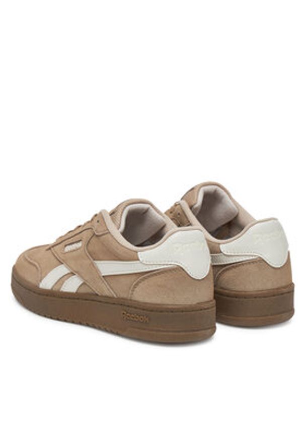 Reebok Sneakersy CEO-FORTE LOUNGER DOUBLE UP AR30255WTCC Brązowy. Kolor: brązowy. Materiał: skóra, zamsz