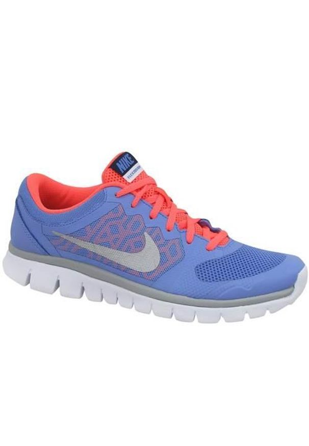 Buty do biegania dla dzieci Nike Flex 2015 RN GS. Zapięcie: sznurówki. Kolor: wielokolorowy. Materiał: skóra, syntetyk, materiał. Szerokość cholewki: normalna. Model: Nike Flex