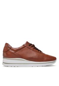 Sneakersy Lasocki. Kolor: brązowy