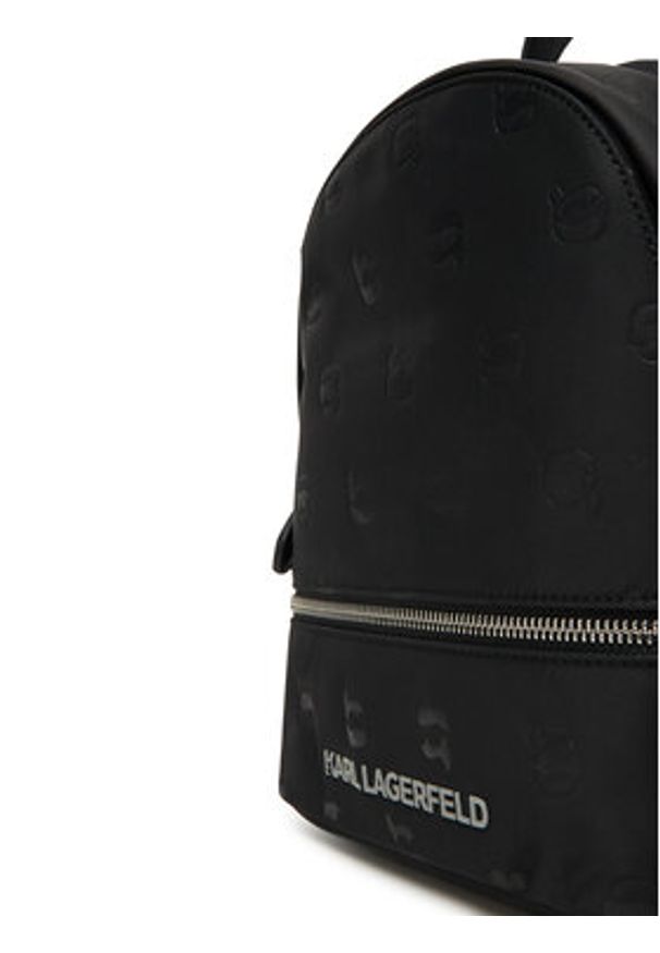 Karl Lagerfeld - KARL LAGERFELD Plecak A3W30122 Czarny. Kolor: czarny. Materiał: skóra