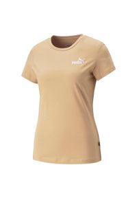 T-shirt z krótkim rękawem damski Puma ESS+ EMBROIDERY. Kolor: beżowy, żółty. Długość rękawa: krótki rękaw. Długość: krótkie #1