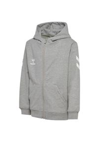 Dziecięca bluza z kapturem zapinana na zamek Hummel 2.0 Chevron. Typ kołnierza: kaptur. Kolor: szary #1