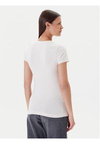 Guess T-Shirt W5YI46 J1314 Écru Slim Fit. Kolor: kremowy. Materiał: bawełna #4