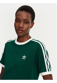 Adidas - adidas T-Shirt 3-Stripes JD4571 Zielony Regular Fit. Kolor: zielony. Materiał: bawełna