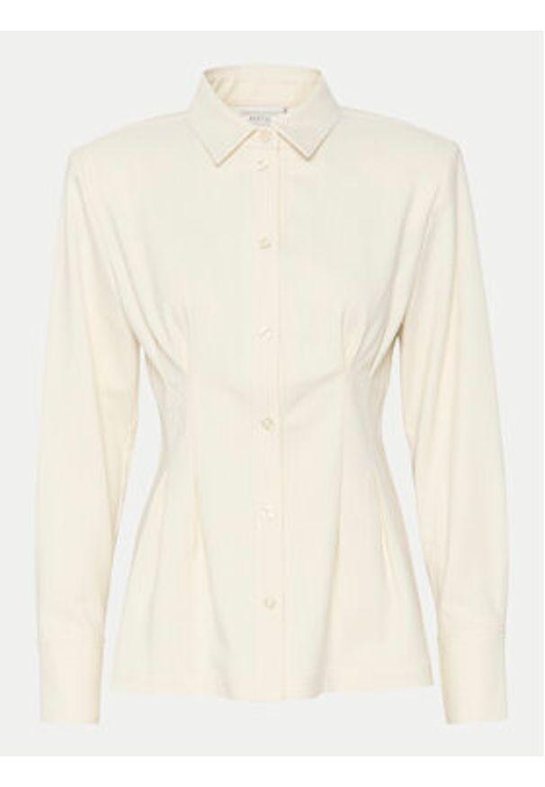 GESTUZ - Gestuz Koszula Waisa 10908881 Écru Regular Fit. Materiał: syntetyk