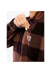 Koszula turystyczna damska Carhartt Midweight Flannel L/S Plaid Shirt. Kolor: brązowy