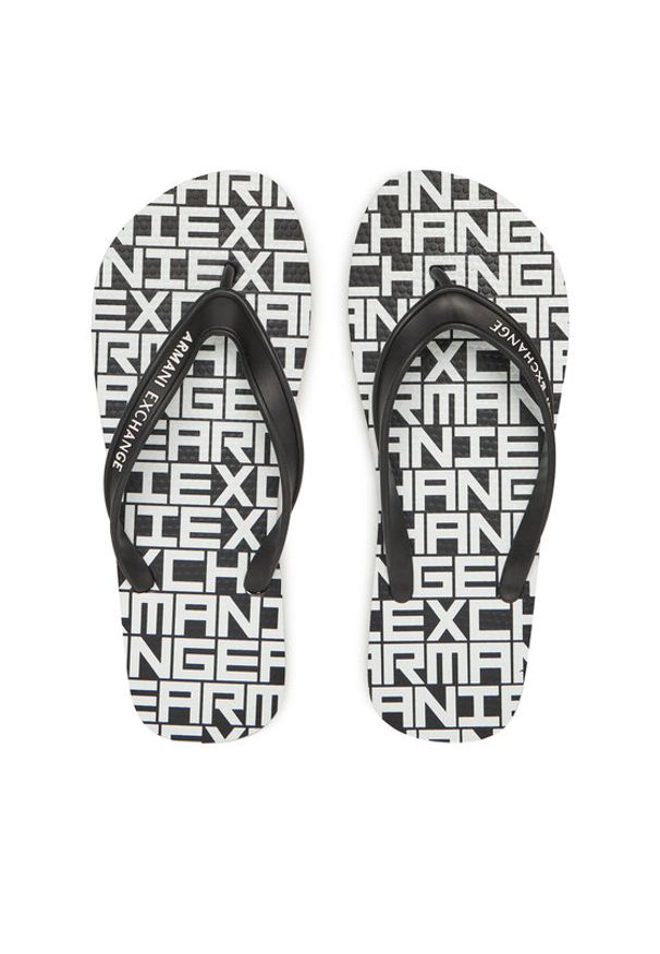 Armani Exchange Japonki XUQ002 XV676 N814 Czarny. Kolor: czarny. Materiał: syntetyk