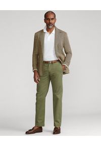 Ralph Lauren - RALPH LAUREN - Biała koszulka polo The Lux Knit Custom Fit. Typ kołnierza: polo. Kolor: biały. Materiał: bawełna. Długość: długie. Wzór: haft #3