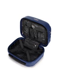 Wittchen - Komplet walizek z polikarbonu tłoczonych granatowy. Kolor: niebieski. Materiał: guma #3