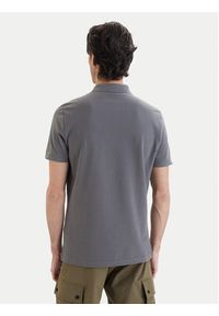 The North Face Polo NF0A8C1N Szary Slim Fit. Typ kołnierza: polo. Kolor: szary. Materiał: bawełna #5