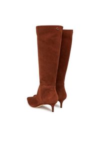 Lauren Ralph Lauren - LAUREN RALPH LAUREN Kozaki 802967811003 Brązowy. Kolor: brązowy. Materiał: zamsz, skóra #4