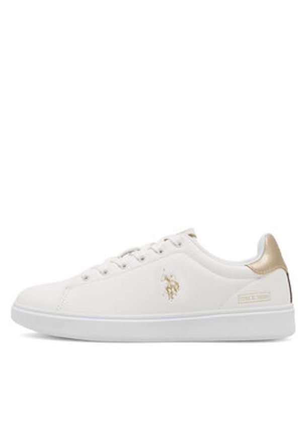 U.S. Polo Assn. Sneakersy MARLYN001 Biały. Kolor: biały. Materiał: skóra