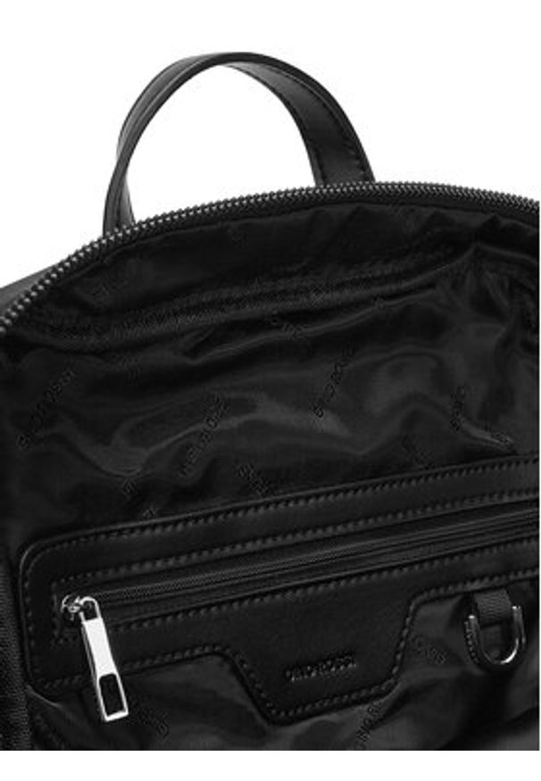 Gino Rossi Plecak QUIJA-00439 Czarny. Kolor: czarny. Materiał: materiał, nylon