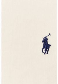 Polo Ralph Lauren - Koszula. Typ kołnierza: polo. Kolor: biały. Materiał: tkanina. Wzór: gładki #5