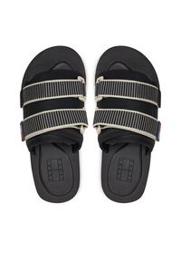 Tommy Jeans Klapki Tjm Sandal Casual EM0EM01389 Czarny. Okazja: na co dzień. Kolor: czarny. Materiał: materiał. Styl: casual #5