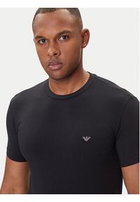 Emporio Armani Underwear T-Shirt EM000379 AF14988 UC001 Czarny Slim Fit. Kolor: czarny