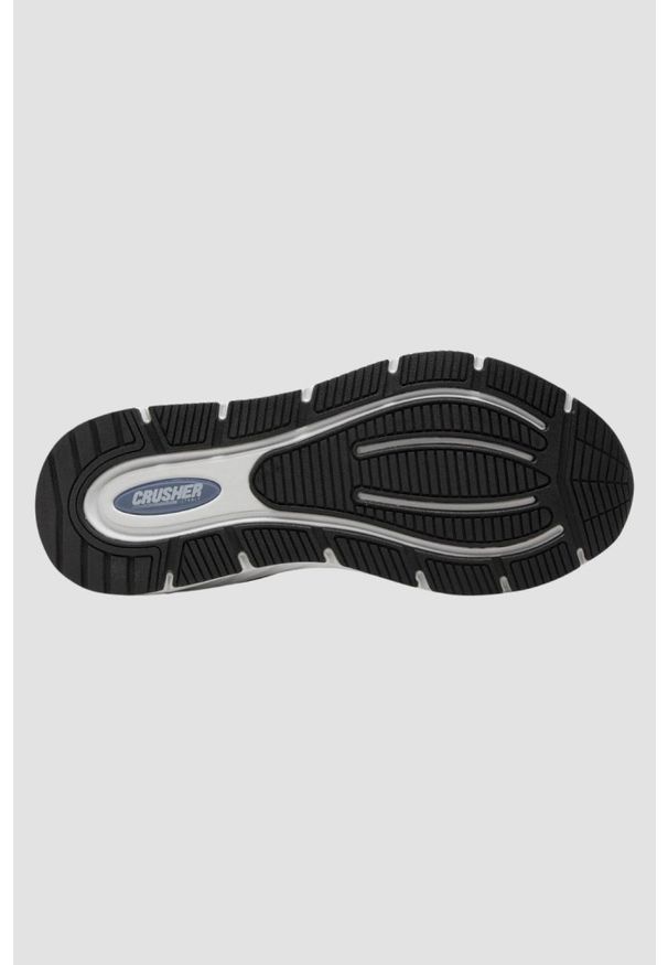 EA7 Emporio Armani - EA7 Czarno-białe męskie sneakersy. Kolor: czarny