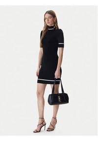 Marciano Guess Sukienka dzianinowa 6RGK24 5905Z Czarny Classic Fit. Kolor: czarny. Materiał: wiskoza #5
