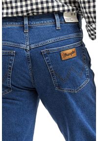 Wrangler - WRANGLER TEXAS MĘSKIE SPODNIE JEANSOWE ORIGINAL STONES W121HR66H. Okazja: na spotkanie biznesowe. Styl: elegancki, biznesowy