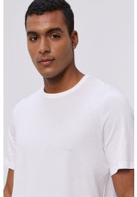 Calvin Klein Underwear T-shirt piżamowy kolor biały z nadrukiem. Kolor: biały. Wzór: nadruk #2