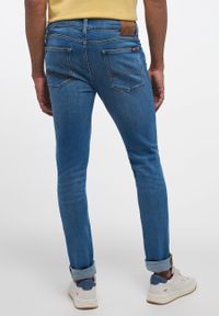 Mustang - MUSTANG ATLANTA SUPER SKINNY MĘSKIE SPODNIE JEANSOWE JEANSY DENIM BLUE 1013679 5000 582