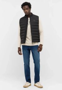 Męski Bezrękawnik Mustang Style Dublin Jet Black 1016888 4188 Kamizelka. Długość rękawa: bez rękawów #6