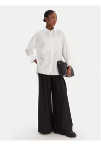 Calvin Klein Jeans Koszula Aop Logo Perfect LV044D167G Biały Regular Fit. Kolor: biały. Materiał: bawełna #3