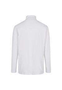 BUILD YOUR BRAND - Bluza Z Długim Rękawem Unisex Turtle Neck Dla Dorosłych. Kolor: biały. Długość rękawa: długi rękaw. Długość: długie