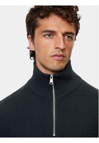 Marc O'Polo Sweter M29 5022 60392 Granatowy Regular Fit. Typ kołnierza: polo. Kolor: niebieski. Materiał: bawełna