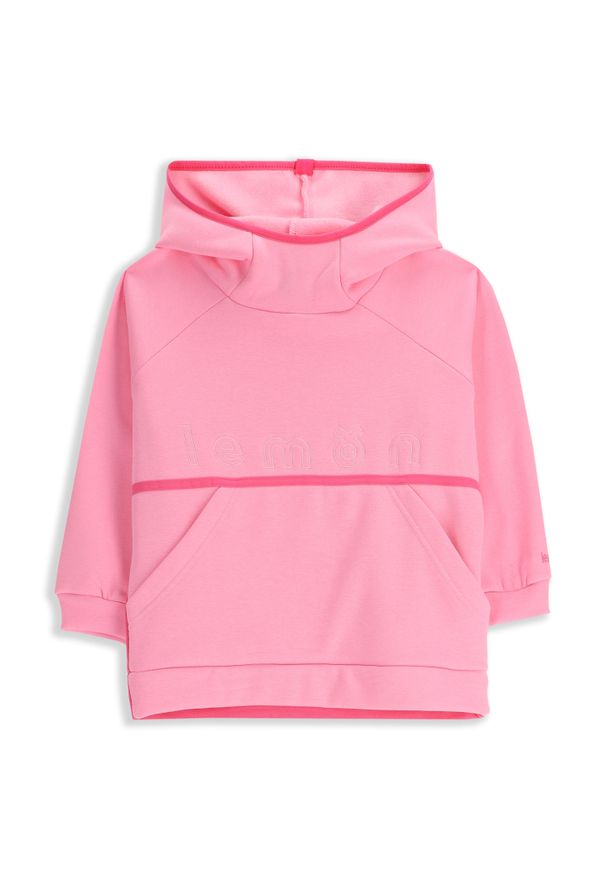 Polar turystyczny dziewczęcy bluza Lemon Explore ZL5. Kolor: różowy. Materiał: bawełna, poliester, elastan. Sport: turystyka piesza