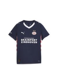 Puma - Młodzieżowa koszulka wyjazdowa PSV Eindhoven 25/26 PUMA. Kolor: biały, niebieski, wielokolorowy. Sport: piłka nożna #1